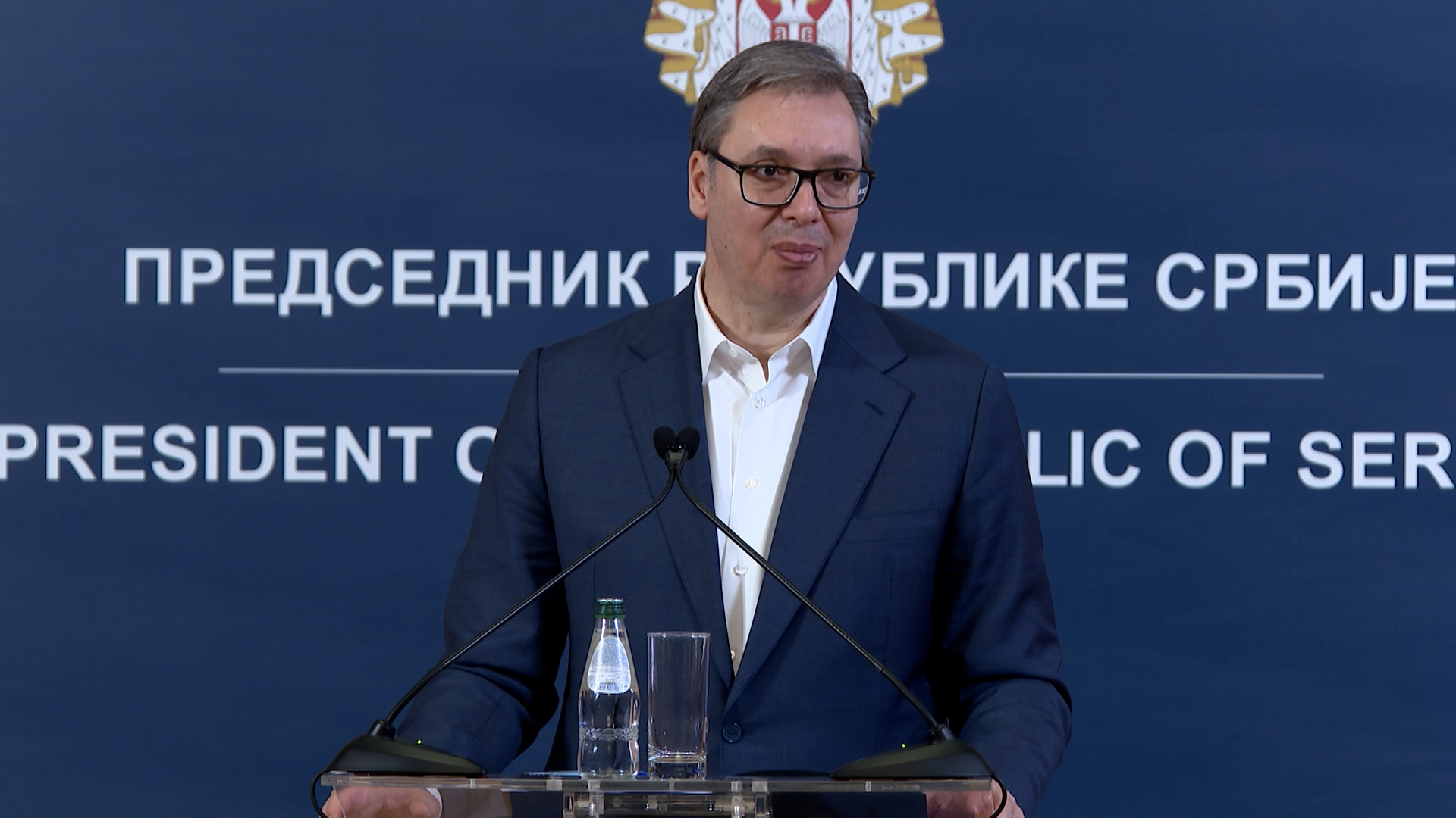 Beograd, Aleksandar Vucic, predsednik Srbije, o svojoj kanditauri za predsednika Vlade na buducim parlamentarnim izborima